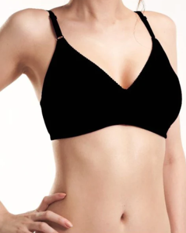 Eco Fit(Basic Cut & Sew Bra)-Black