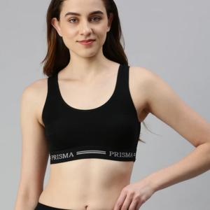 Sporty(Moulded Sports Bra)-Black